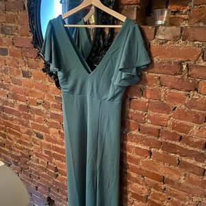 Birdy Grey seaglass green bridesmaid dress